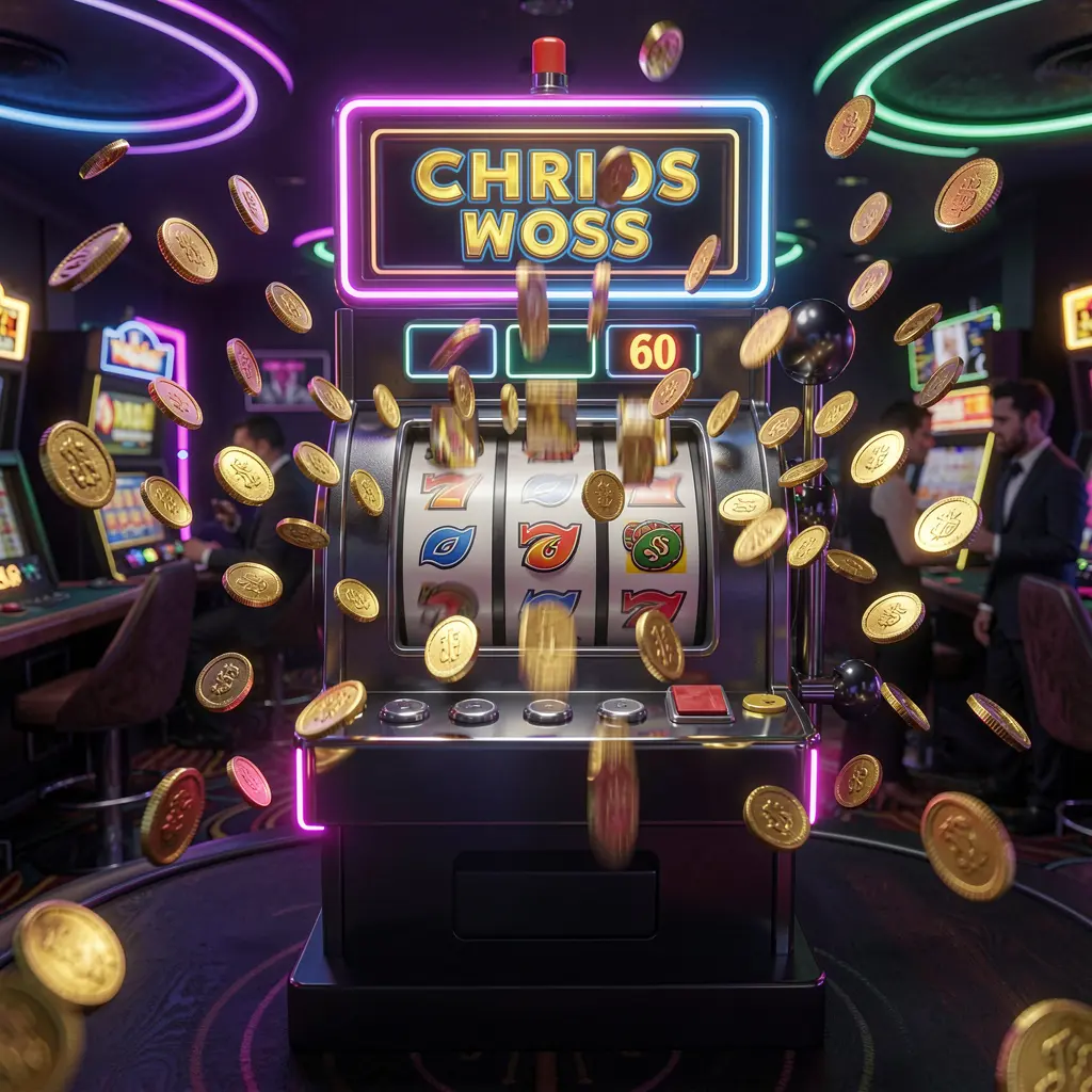 Modern glowing slot machine with triple sevens and flying coins showcasing big win excitement at NNPH VIP online casino for players in the Philippines